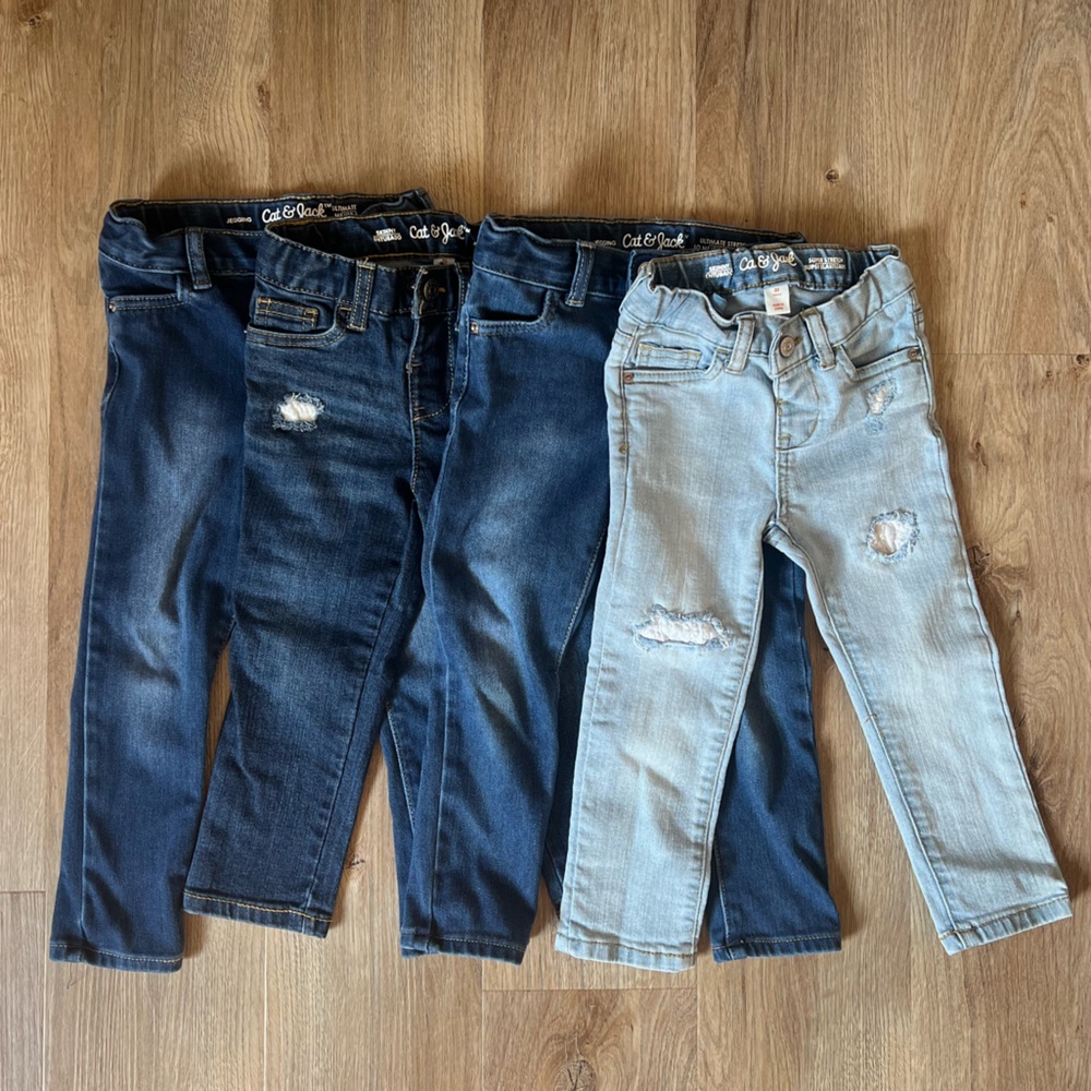 Toddler Denim Bundle - 4 pairs (Size 3T)